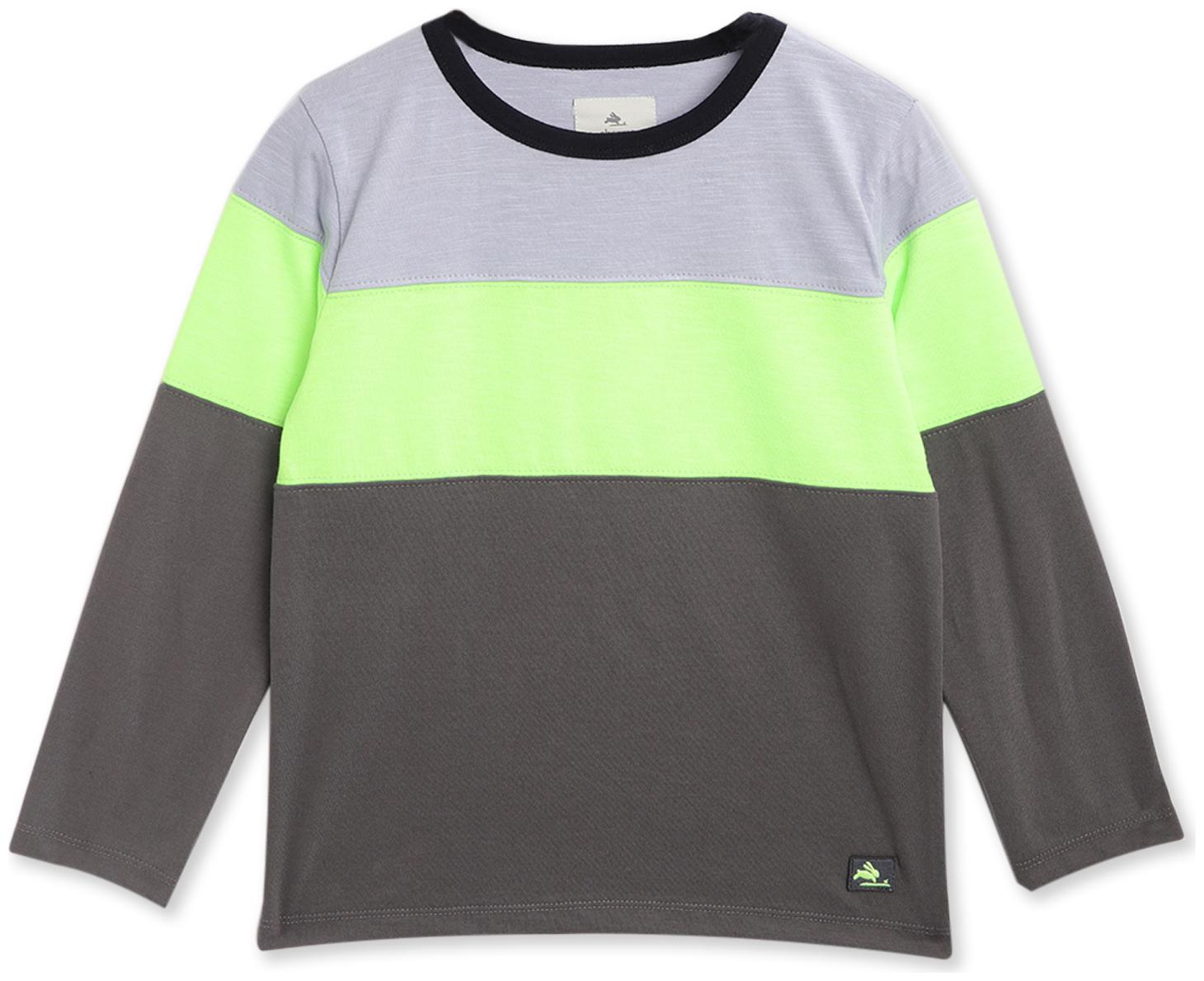 

Cherry Crumble By Nitt Hyman Boy Cotton blend Colorblocked T-shirt - Multi