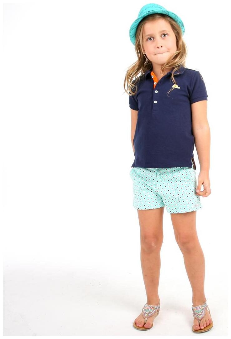 

Cherry Crumble Baby girl Cotton Printed Shorts - Green