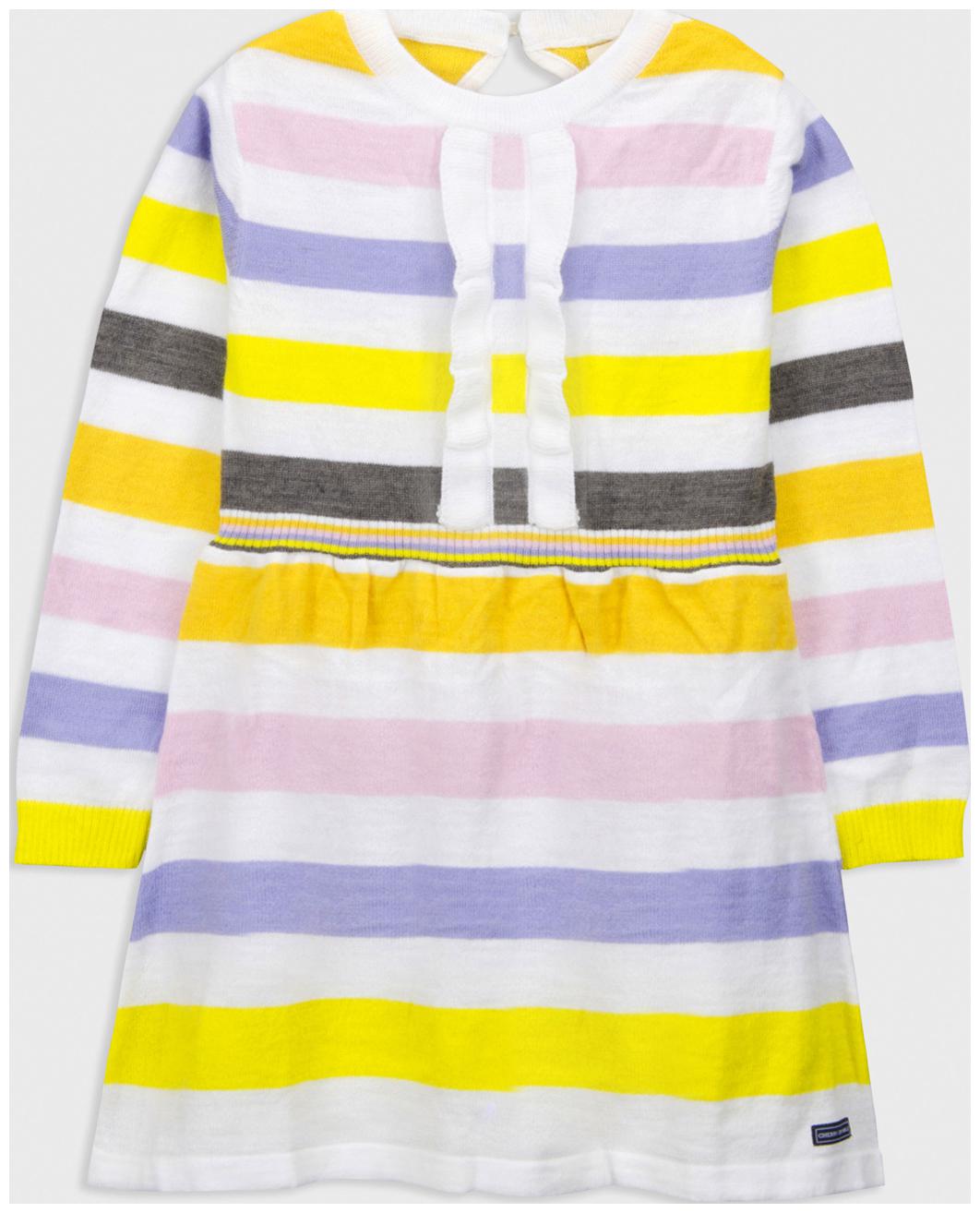 

Cherry Crumble By Nitt Hyman Baby girl Cotton blend Striped Winter frock - Multi