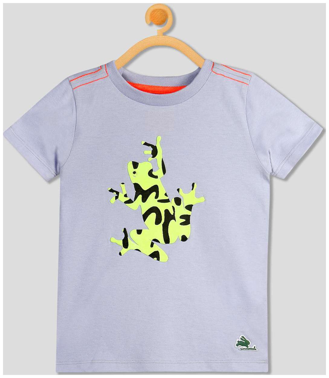 

Cherry Crumble By Nitt Hyman Cotton Solid T shirt for Baby Boy - White