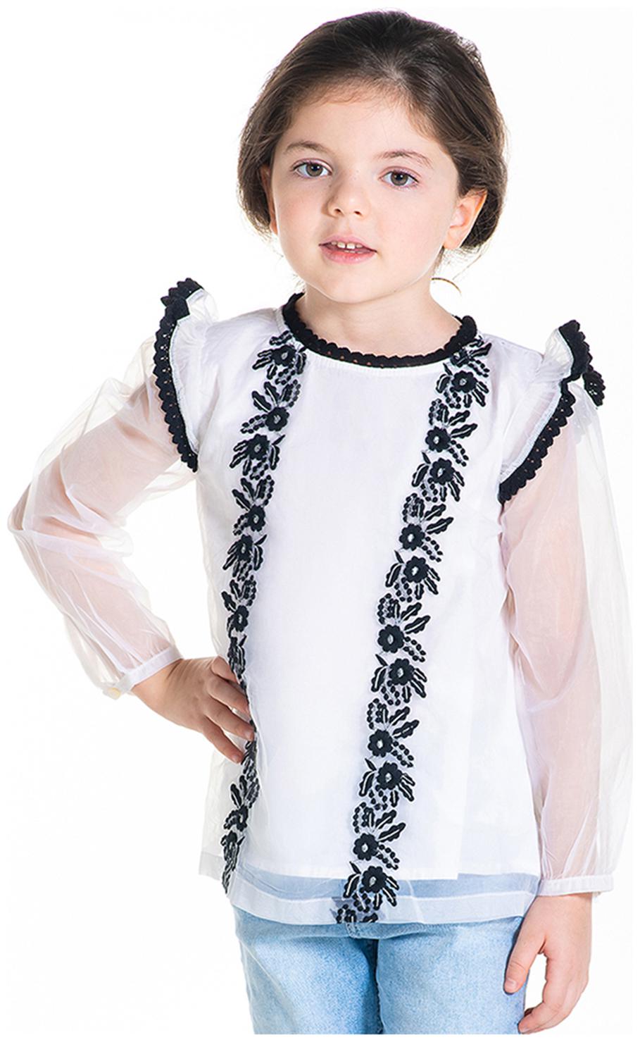 

Cherry Crumble By Nitt Hyman Polyester Embroidered White Color Top For Women