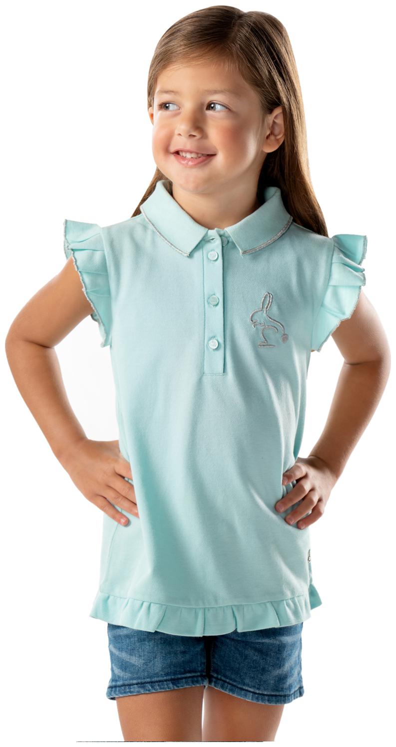 

Cherry Crumble By Nitt Hyman Girl Blended Solid Top - Blue