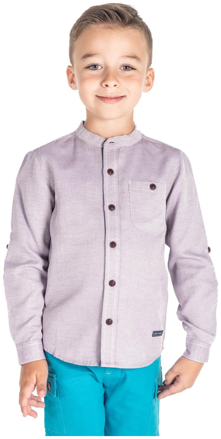 

Cherry Crumble By Nitt Hyman Cotton Solid Shirt for Baby Boy - Beige