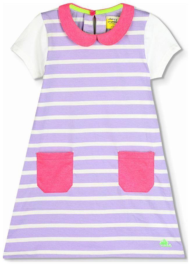 

Cherry Crumble Polished Stripe dress