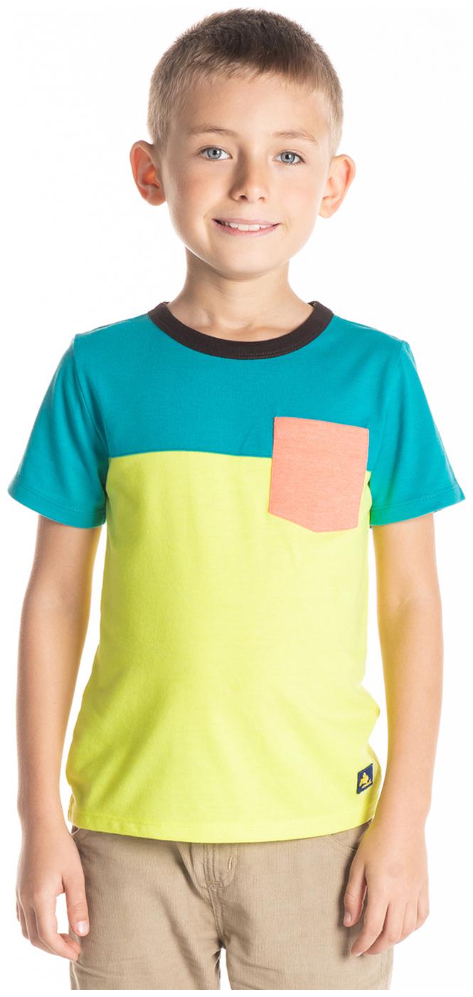 

Cherry Crumble By Nitt Hyman Cotton Colorblocked T shirt for Baby Boy - Multi