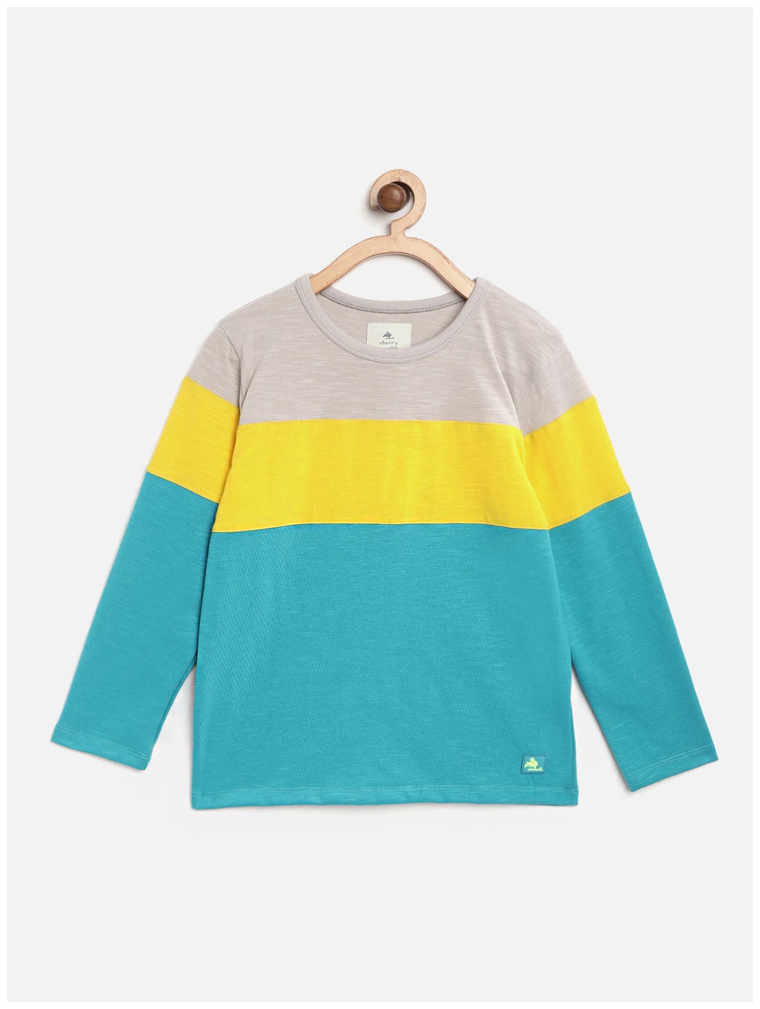 

Cherry Crumble By Nitt Hyman Boy Cotton blend Colorblocked T-shirt - Multi