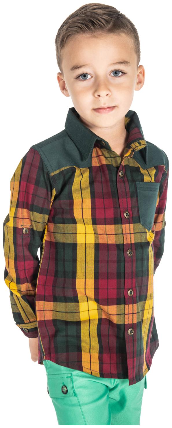 

Cherry Crumble By Nitt Hyman Boy Cotton Checked Shirt Multi