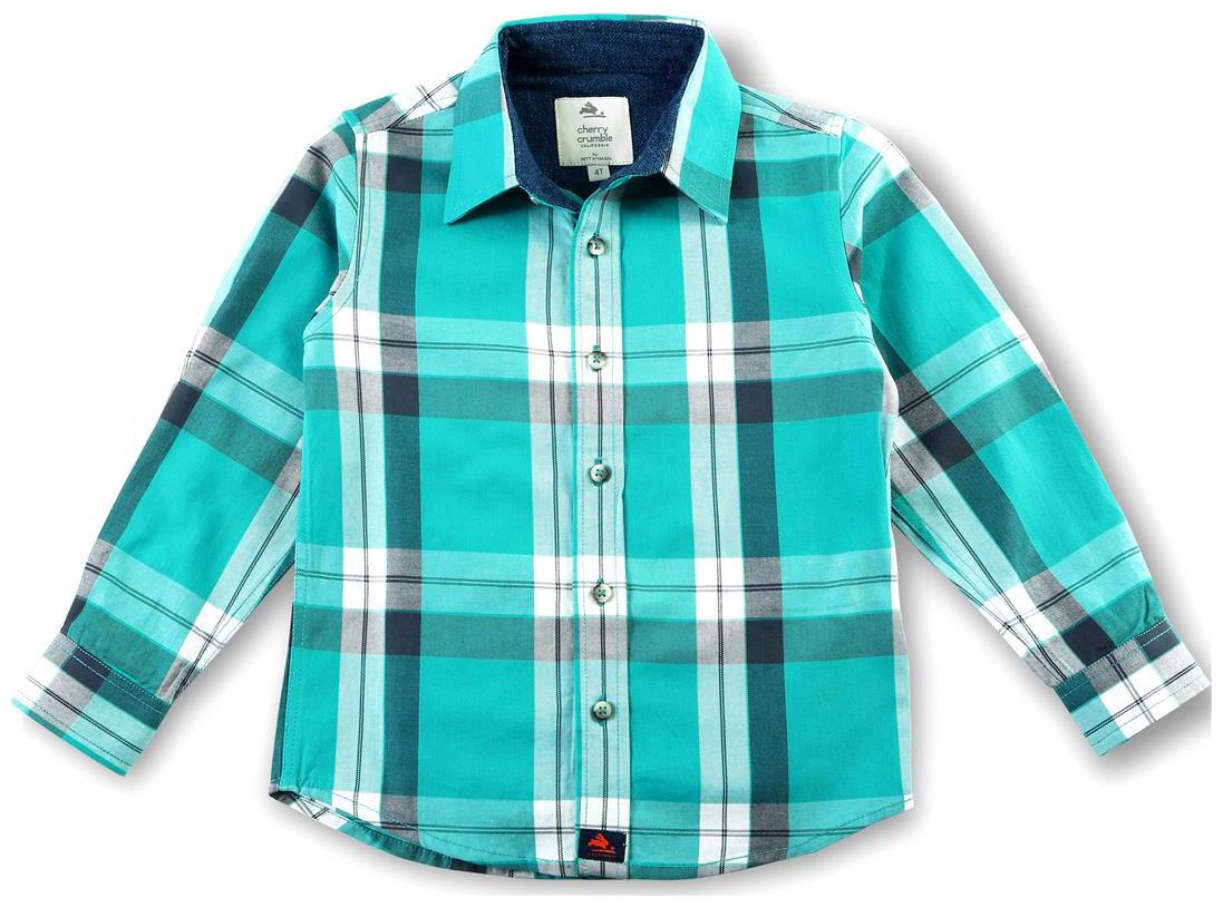 

Cherry Crumble By Nitt Hyman Cotton Solid Shirt for Baby Boy - Multi