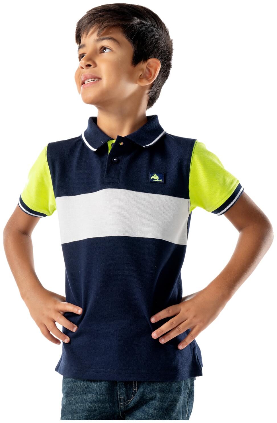 

Cherry Crumble By Nitt Hyman Boy Cotton blend Colorblocked T-shirt - Multi