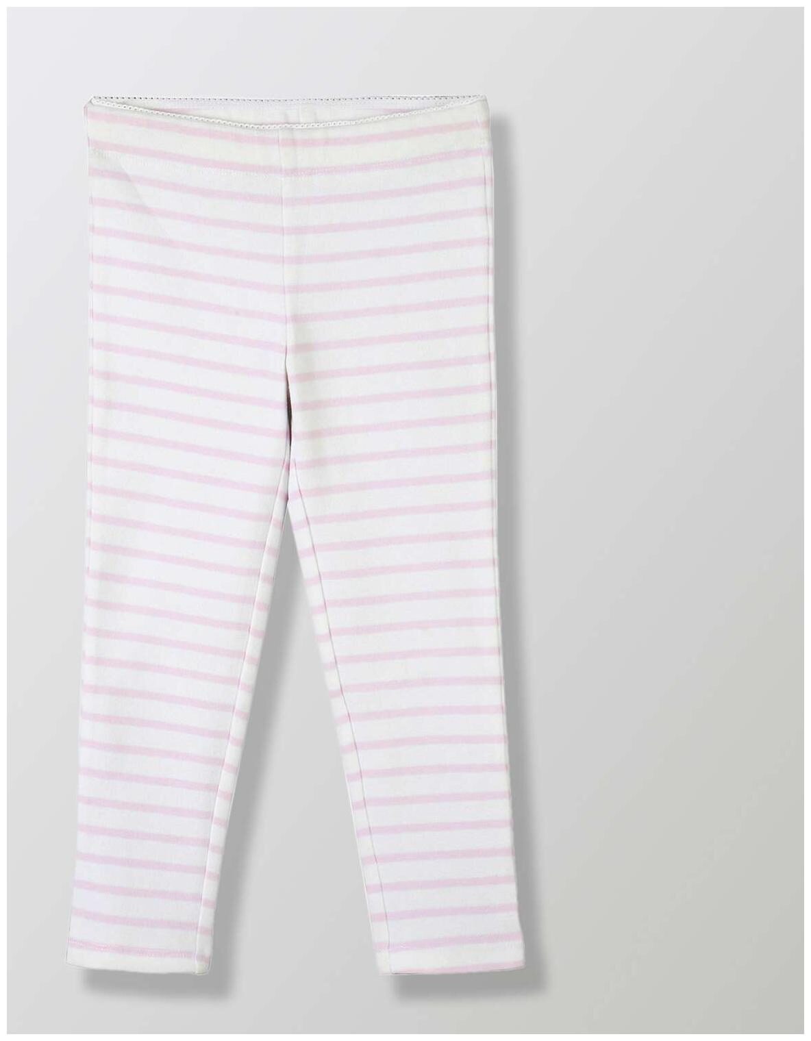 

Cherry Crumble By Nitt Hyman Baby girl Cotton Solid Leggings - White