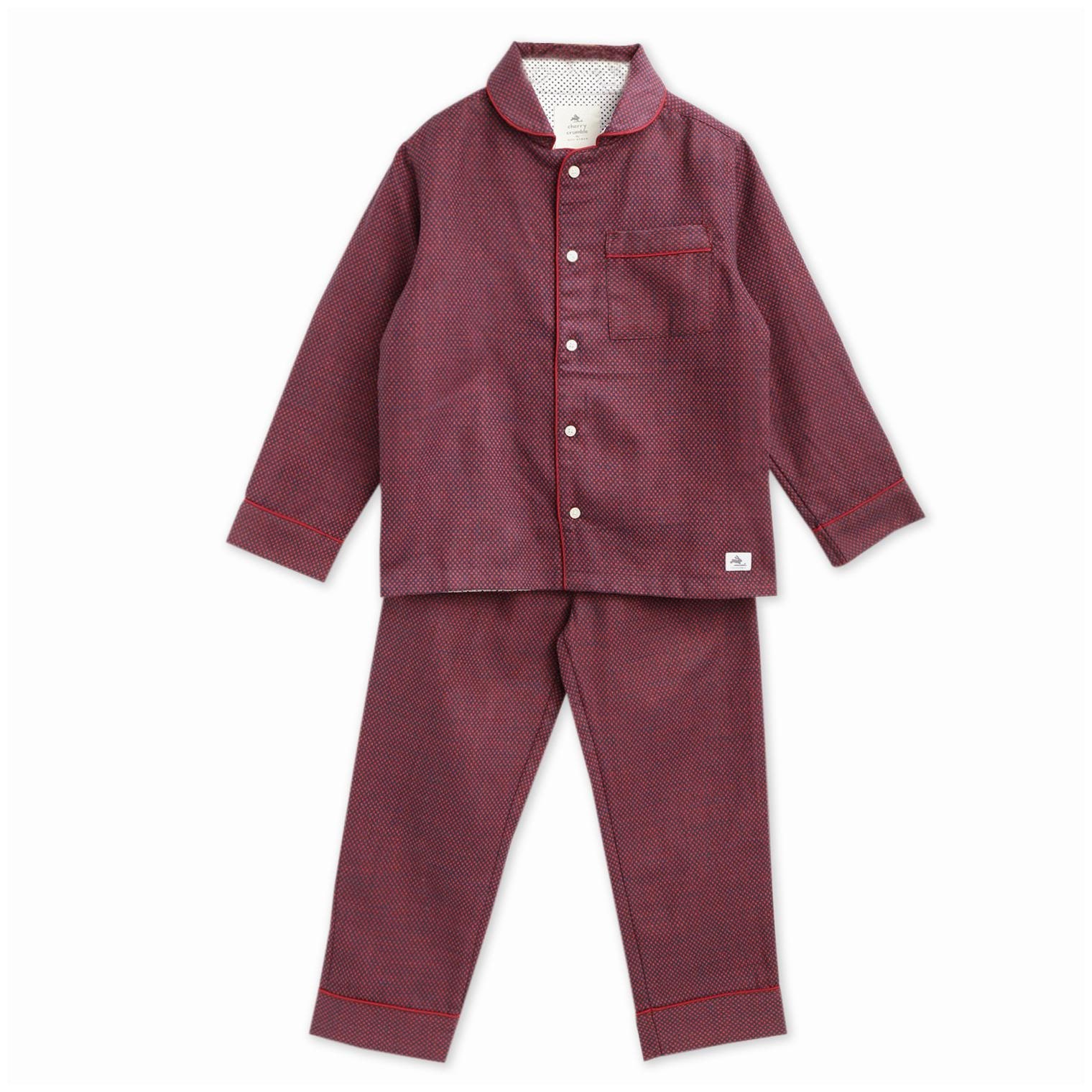 

Cherry Crumble By Nitt Hyman Unisex Top bottom set - Red