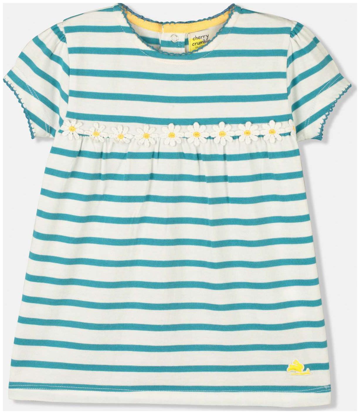 

Cherry Crumble By Nitt Hyman Girl Cotton Solid Top - Multi