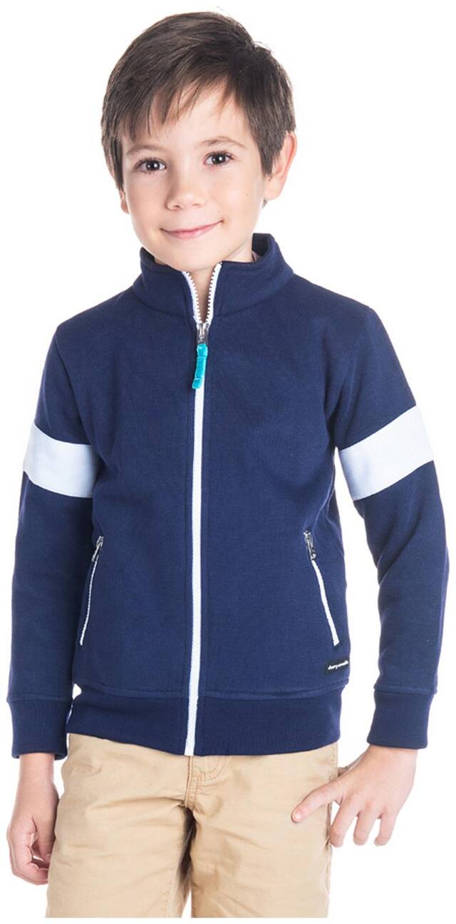 Cherry Crumble By Nitt Hyman Baby boy Cotton blend Solid Sweatshirt - Blue