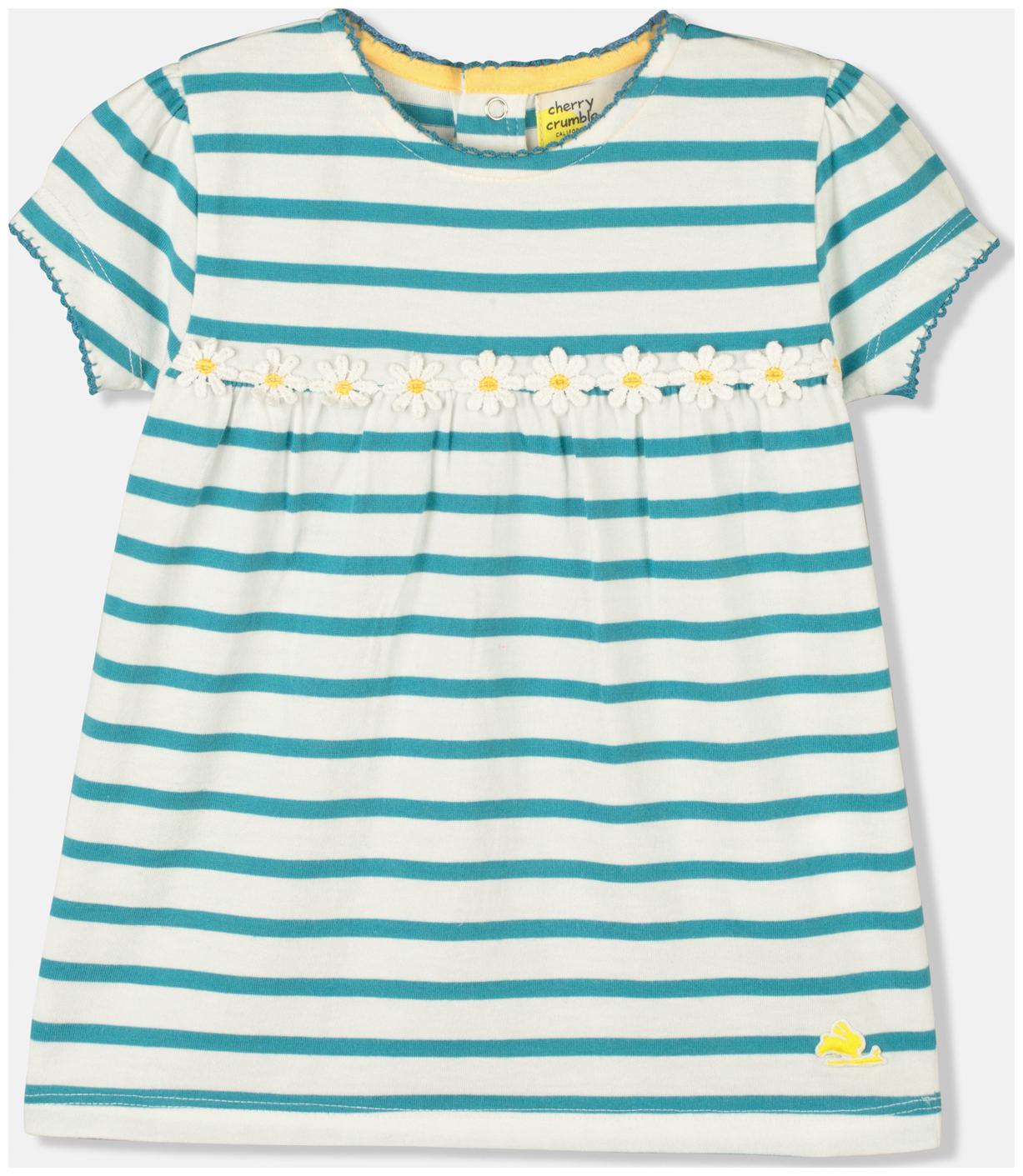

Cherry Crumble By Nitt Hyman Girl Cotton Solid Top - Multi