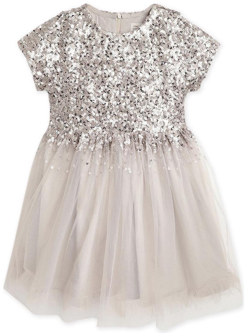 

Cherry Crumble By Nitt Hyman Grey Polyester Short Sleeves Knee Length Princess Frock ( Pack of 1 )