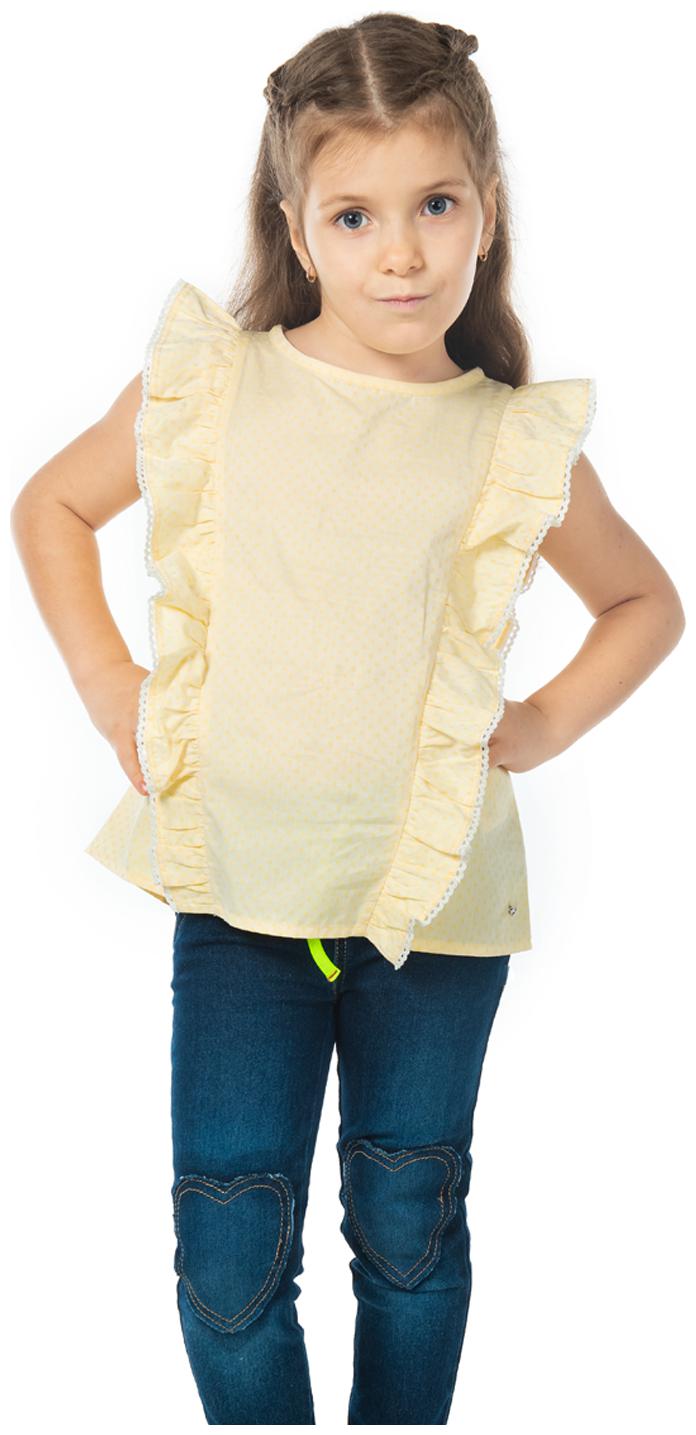 

Cherry Crumble By Nitt Hyman Girl Cotton Solid Top - Cream