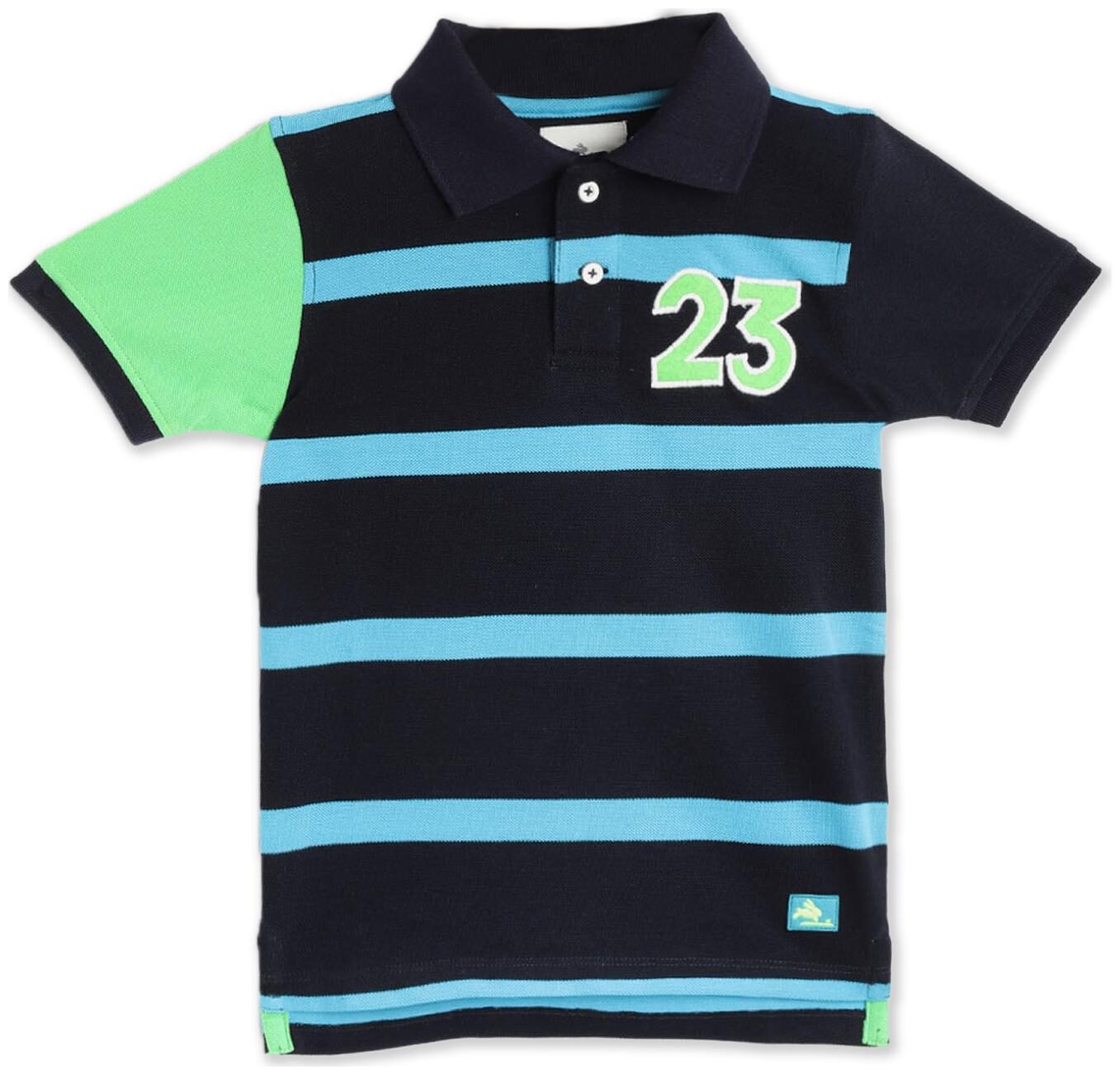 

Cherry Crumble By Nitt Hyman Boy Cotton blend Striped T-shirt - Blue