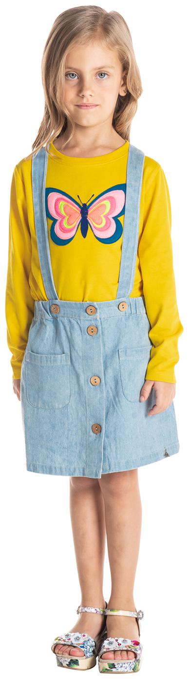 

CHERRY CRUMBLE Baby girl Cotton Solid Skirt - Blue