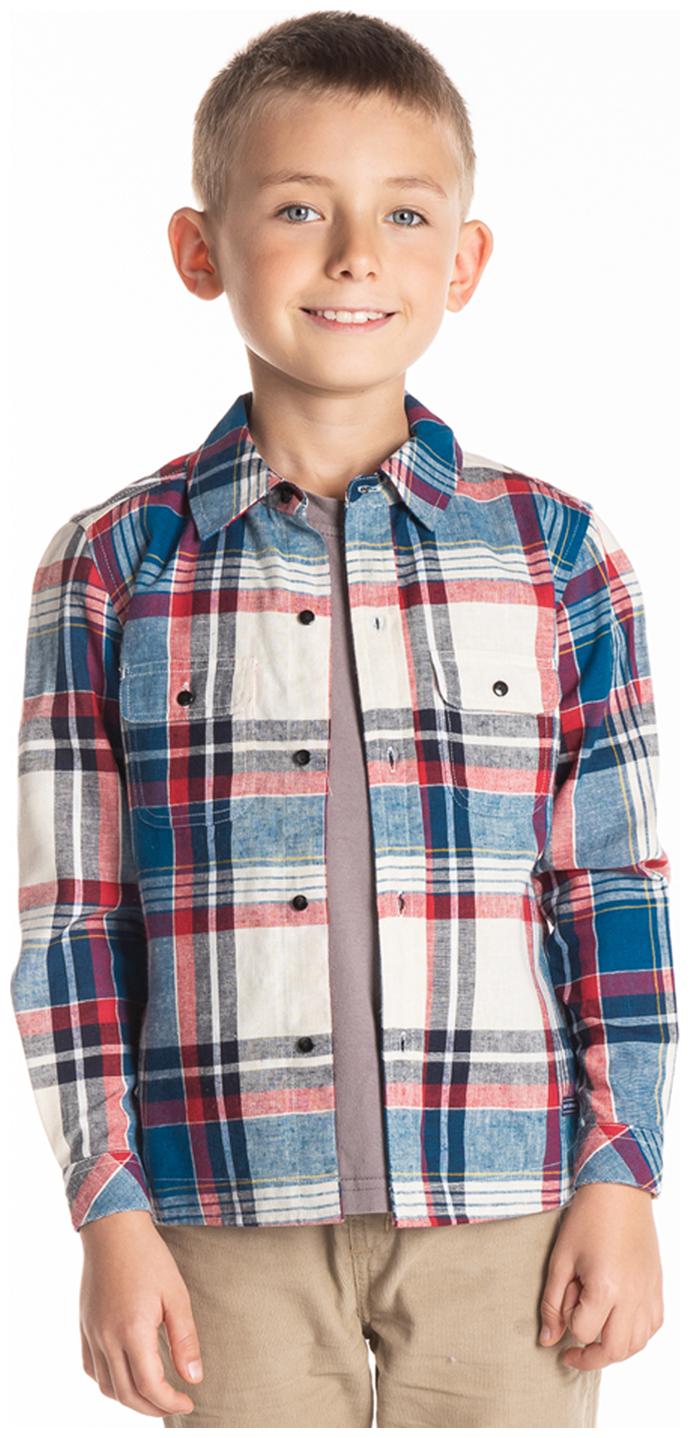 

Cherry Crumble By Nitt Hyman Boy Cotton Checked Shirt Multi