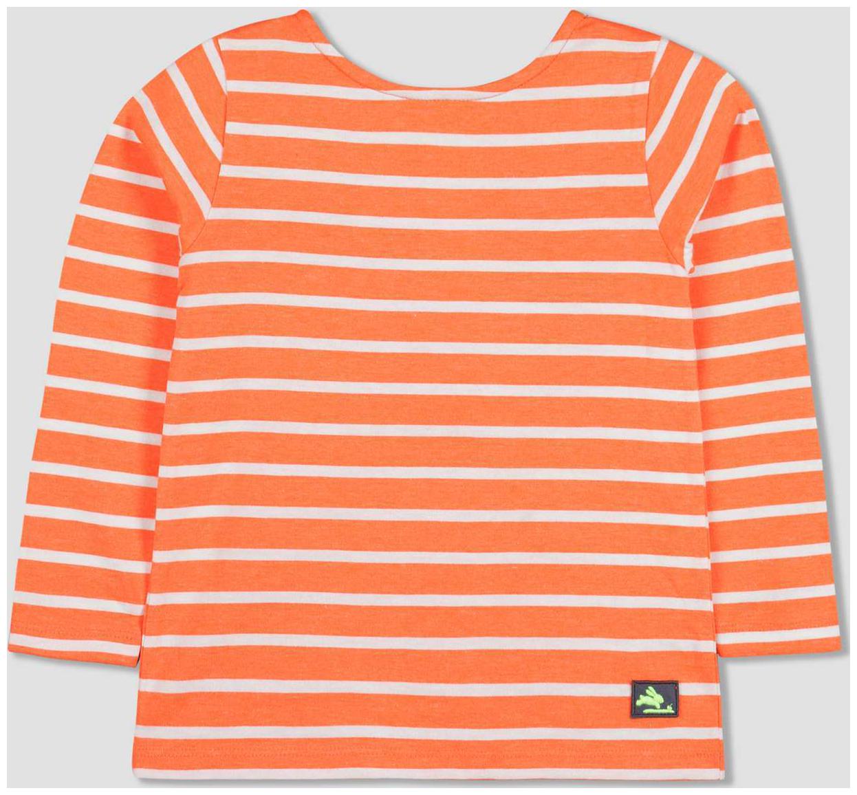 

Cherry Crumble By Nitt Hyman Girl Cotton Solid T shirt - Orange