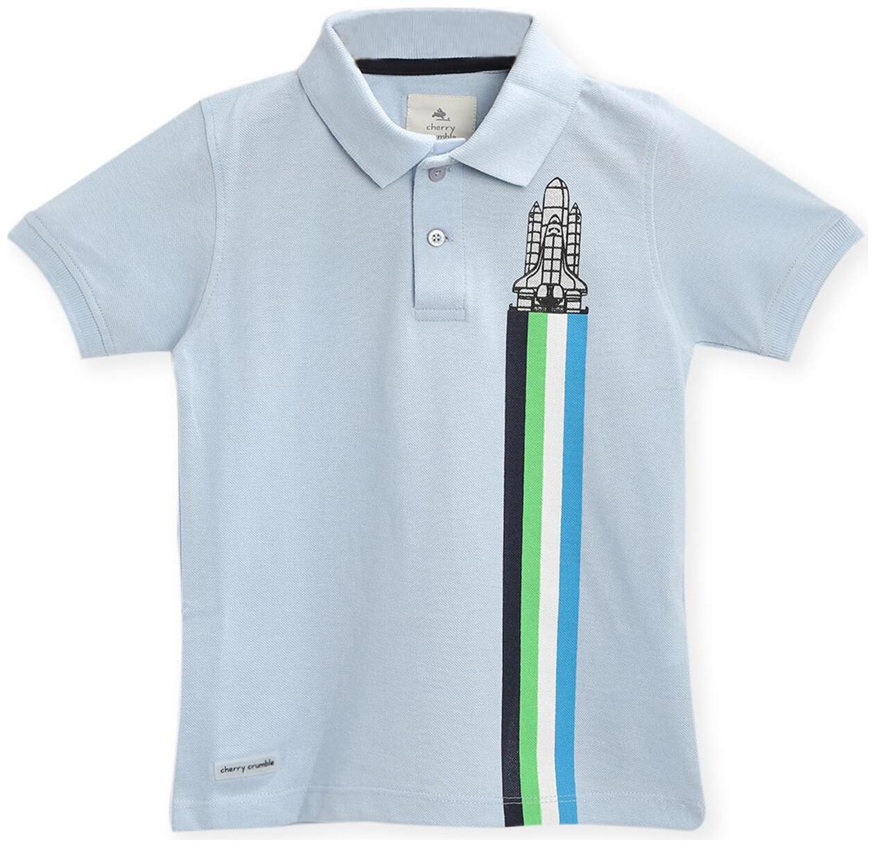 

Cherry Crumble By Nitt Hyman Boy Cotton blend Striped T-shirt - Blue
