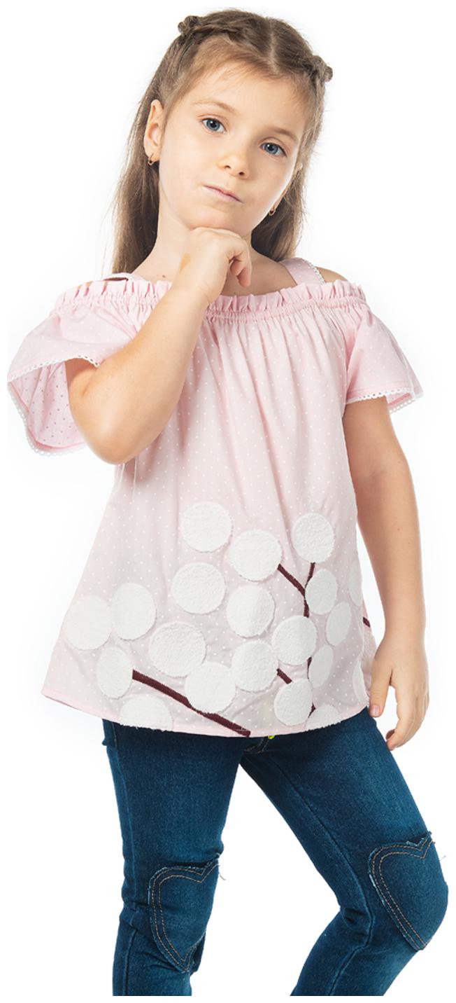 

Cherry Crumble By Nitt Hyman Cotton Embellished Top for Baby Girl - Pink