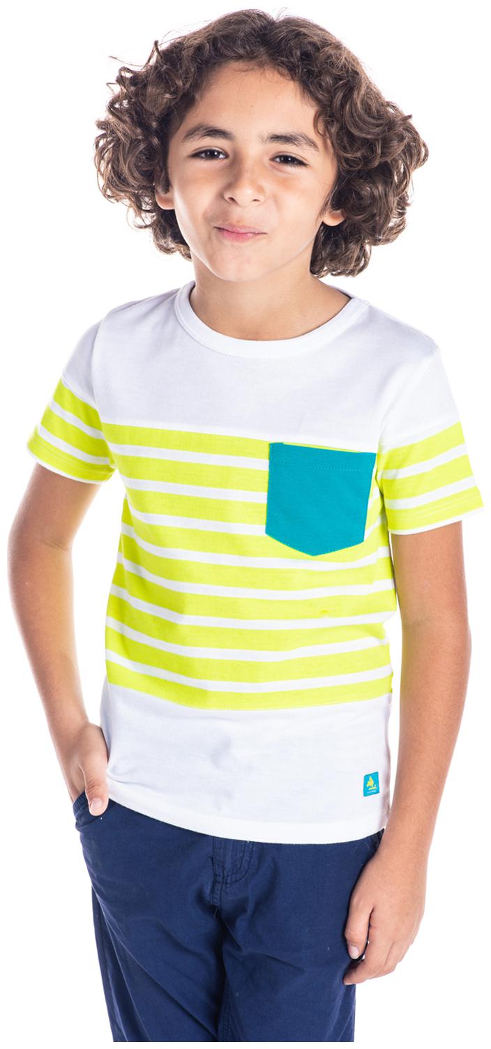 

Cherry Crumble By Nitt Hyman Boy Cotton Striped T-shirt - Multi