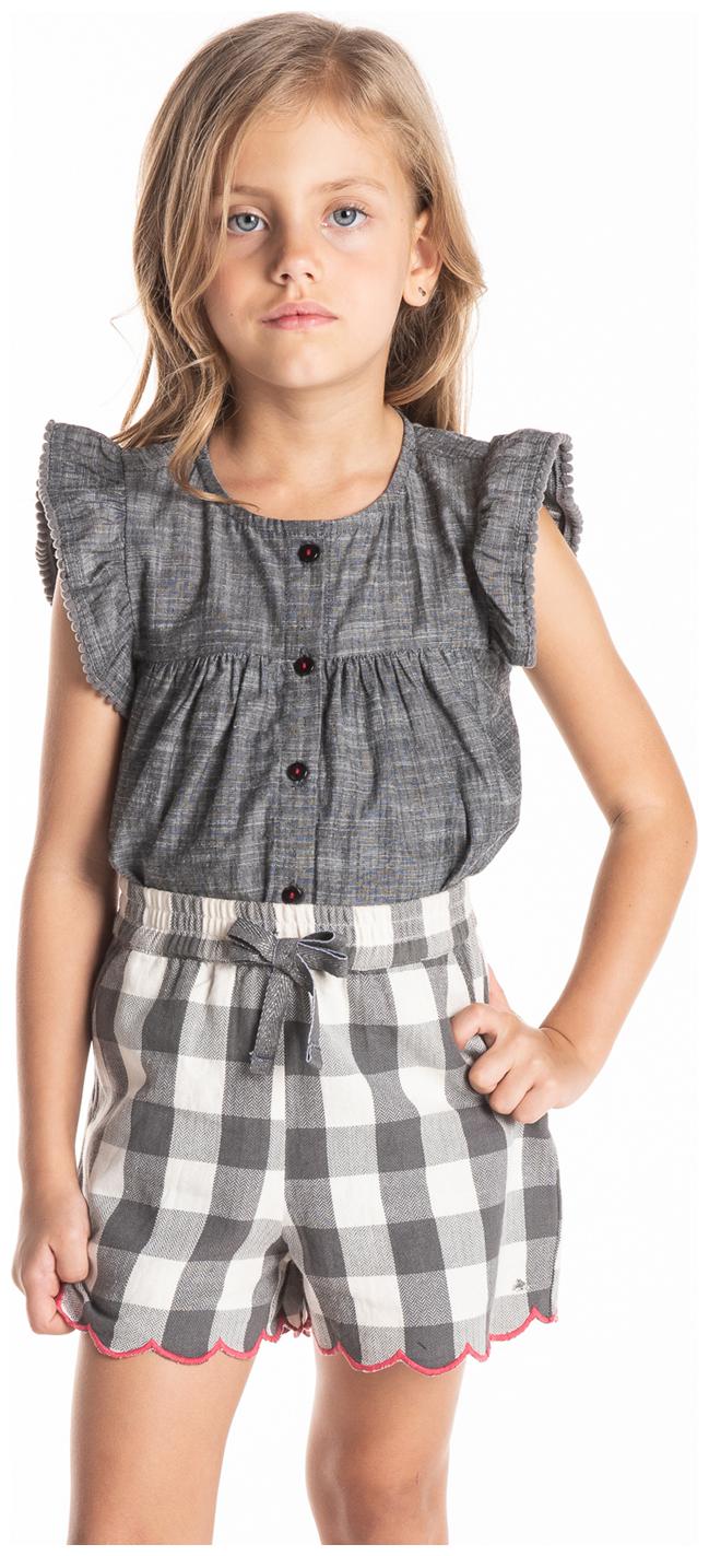 

Cherry Crumble By Nitt Hyman Baby girl Cotton Printed Shorts - Grey