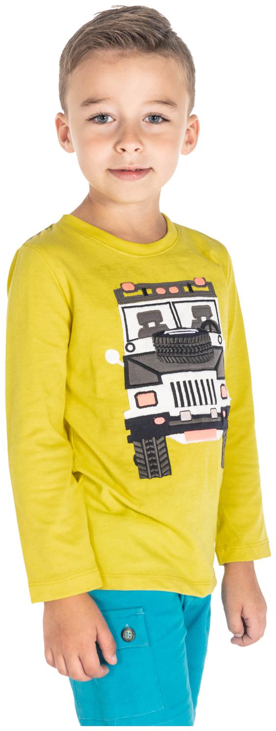 

Cherry Crumble By Nitt Hyman Boy Cotton Printed T-shirt - Yellow