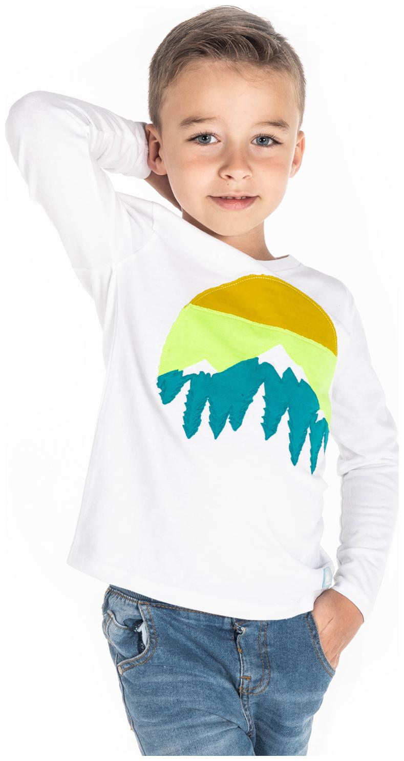 

Cherry Crumble By Nitt Hyman Boy Cotton Printed T-shirt - White