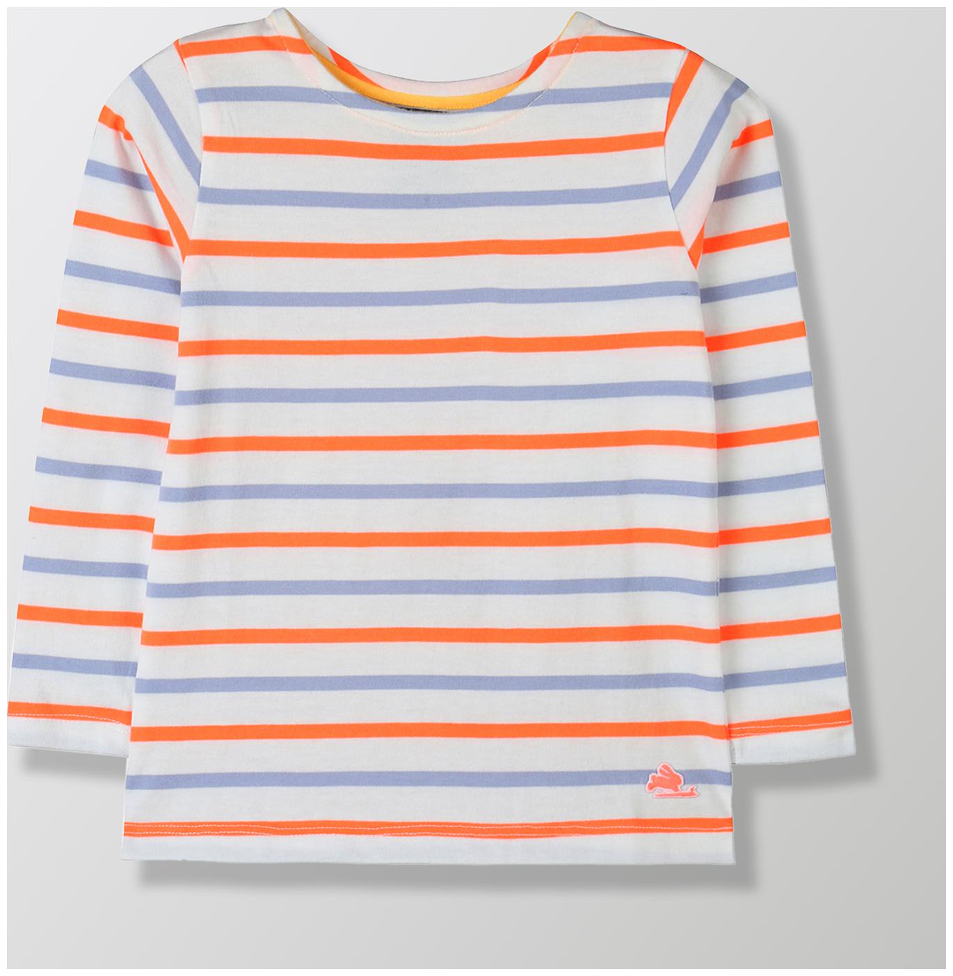 

Cherry Crumble By Nitt Hyman Cotton Striped T shirt for Baby Boy - Grey