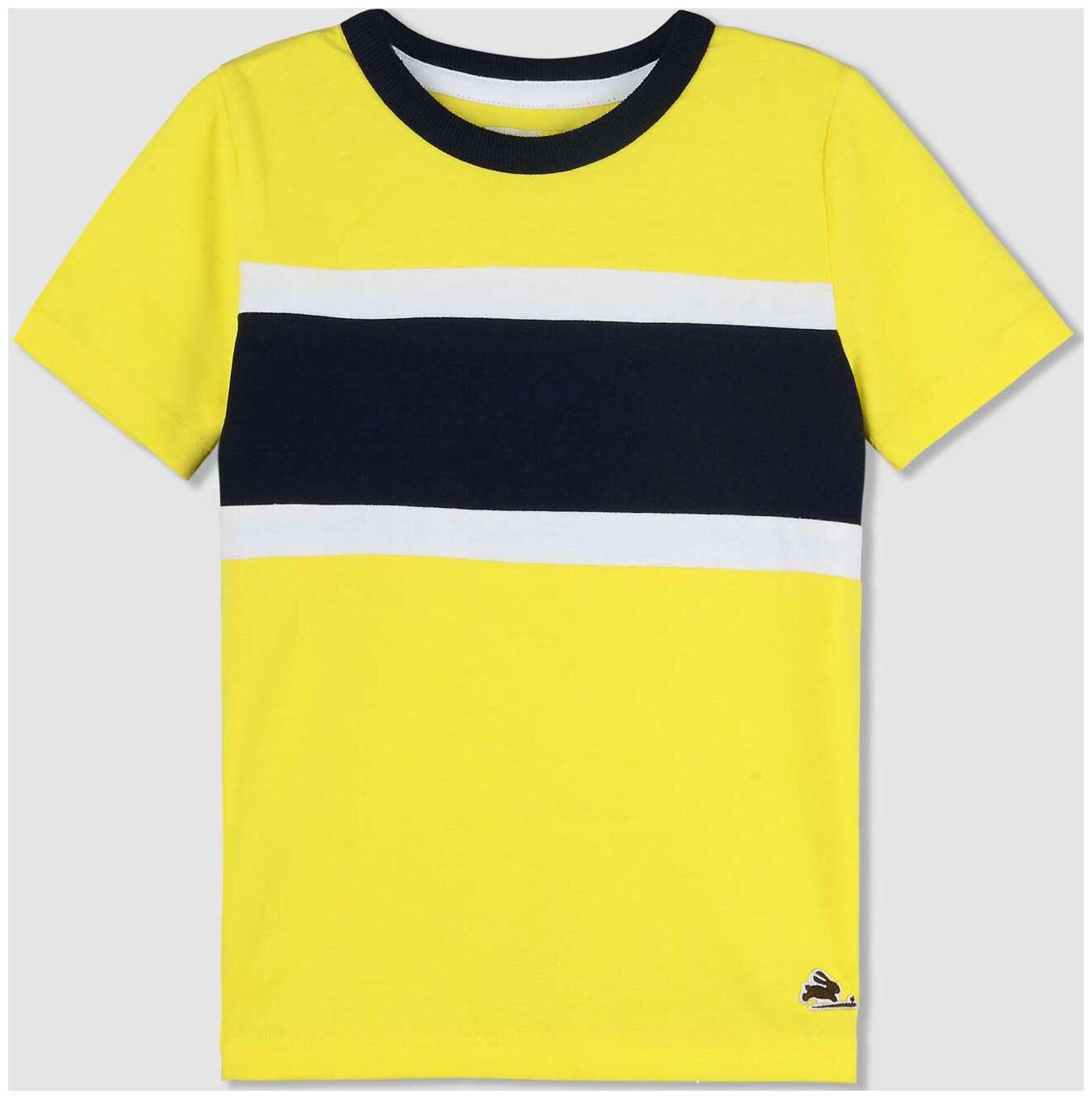 

Cherry Crumble By Nitt Hyman Boy Cotton Solid T-shirt - Yellow