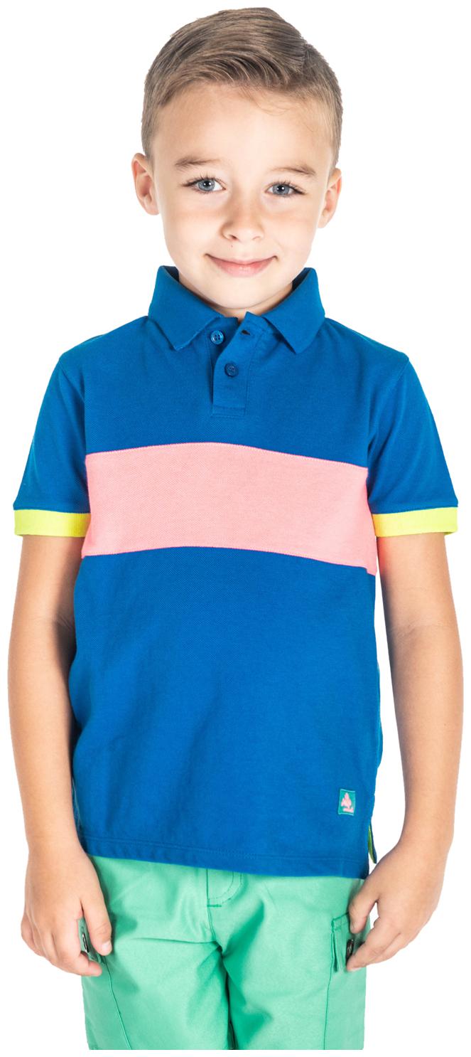 

Cherry Crumble By Nitt Hyman Cotton Colorblocked T shirt for Baby Boy - Blue
