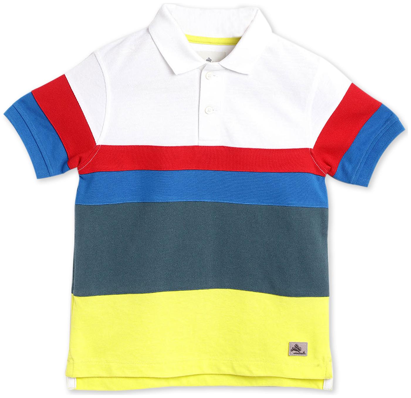 

Cherry Crumble By Nitt Hyman Boy Cotton blend Colorblocked T-shirt - Multi