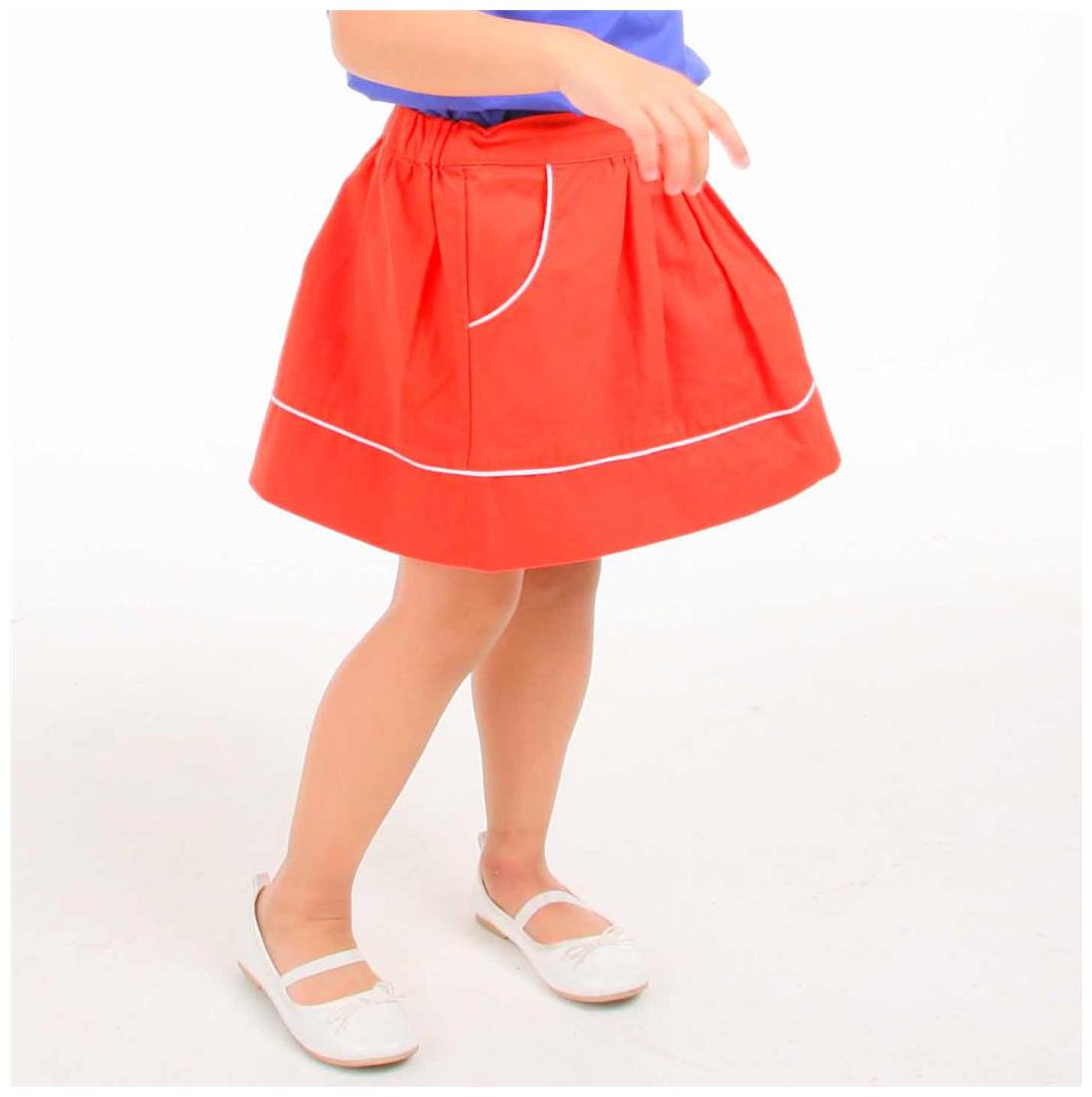 

Cherry Crumble By Nitt Hyman Baby boy Cotton Solid Skirt - Red