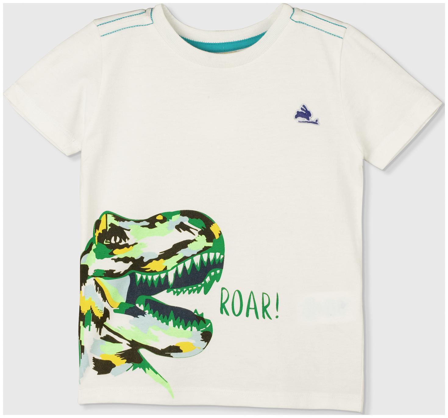 

Cherry Crumble By Nitt Hyman Boy Cotton Solid T-shirt - White