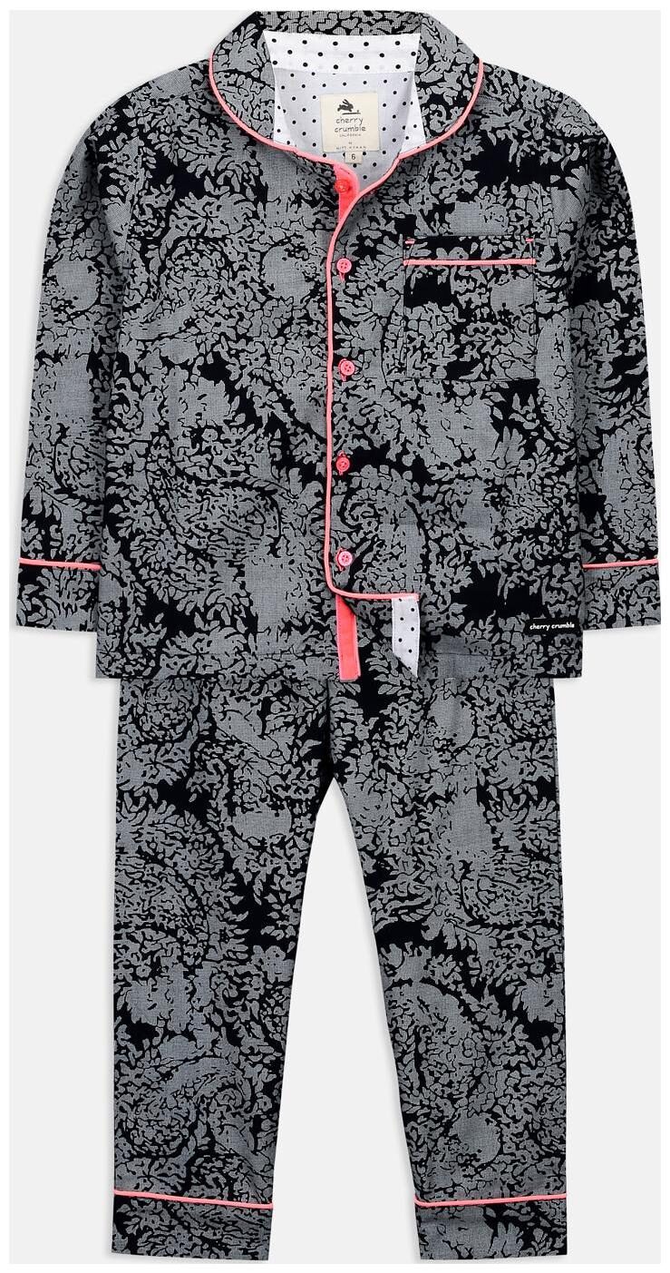 

Cherry Crumble By Nitt Hyman Cotton Solid Top Bottom Set - Multi
