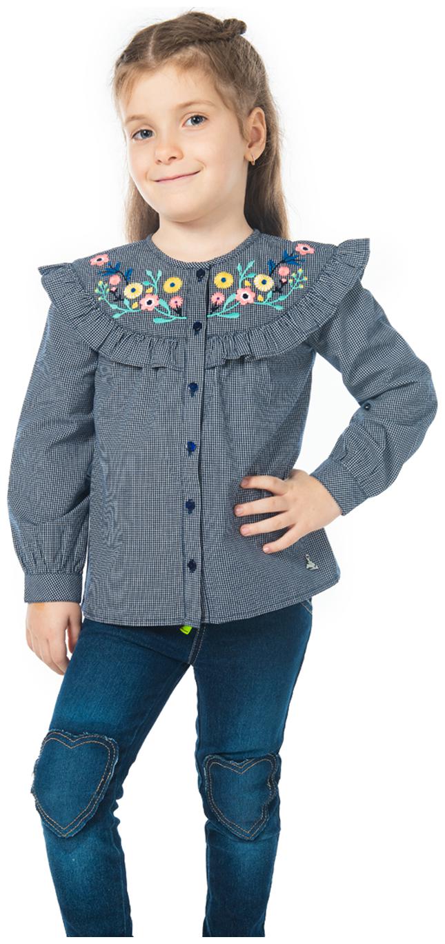 

Cherry Crumble By Nitt Hyman Girl Cotton Embellished Top - Grey