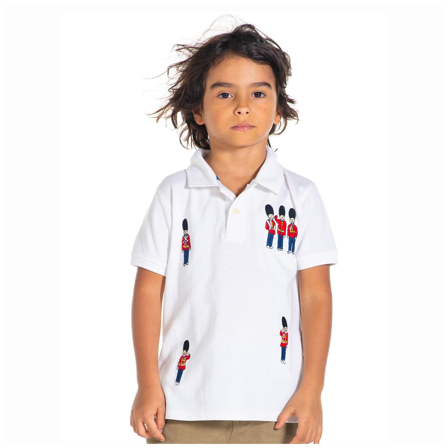 

Cherry Crumble By Nitt Hyman Boy Poly cotton Printed T-shirt - White