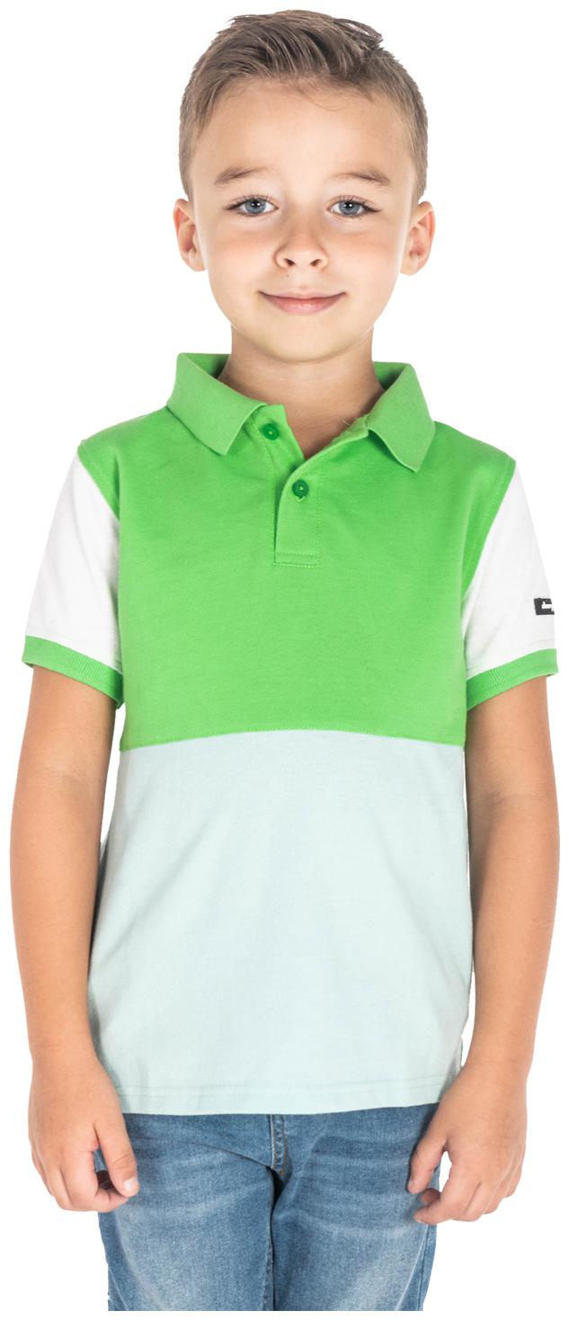 

Cherry Crumble By Nitt Hyman Cotton Colorblocked T shirt for Baby Boy - Green