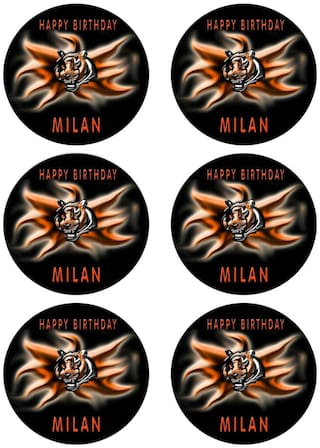 Buy Cincinnati Bengals Nr2 Edible Cake Topper Or Cupcake Topper Decor Online At Low Prices In India Paytmmall Com