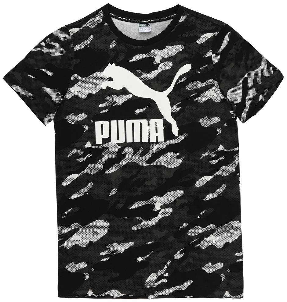 

Puma Boy Cotton Printed T-shirt - Black