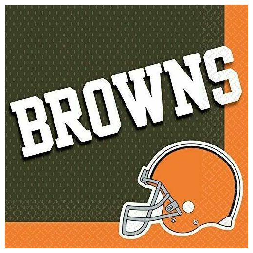 

Cleveland Browns - Luncheon Napkins - Cleveland Browns Amscan