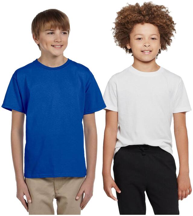 Cliths Boy Cotton Solid T-shirt - White