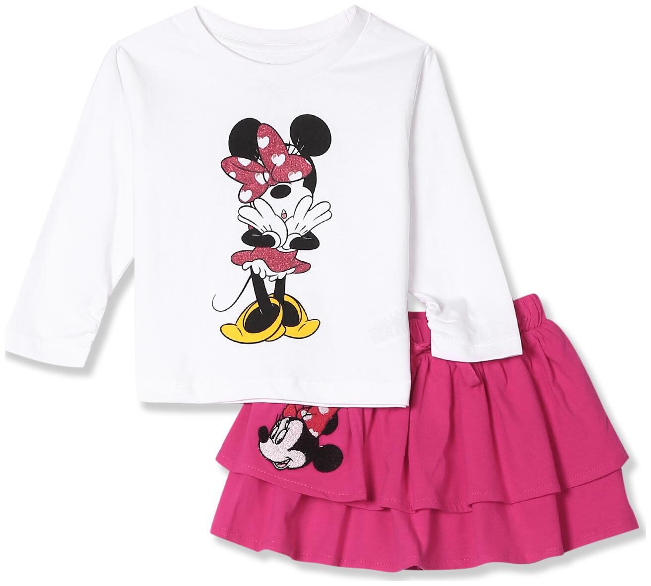 

Colt Baby girl Top bottom set - Pink White