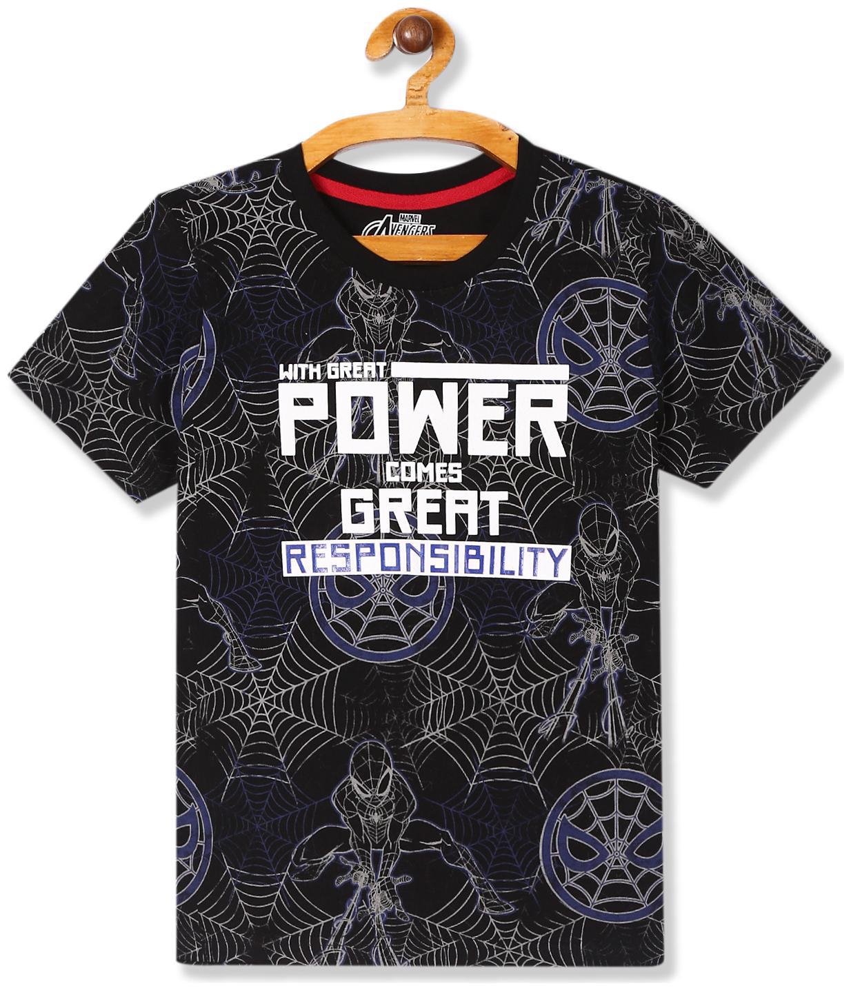 

Colt Boy Cotton Printed T-shirt - Black