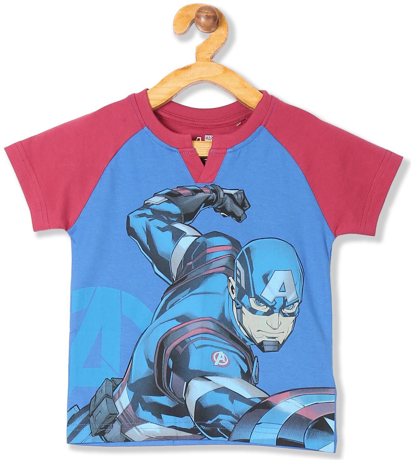 

Colt Boy Cotton Printed T-shirt - Blue