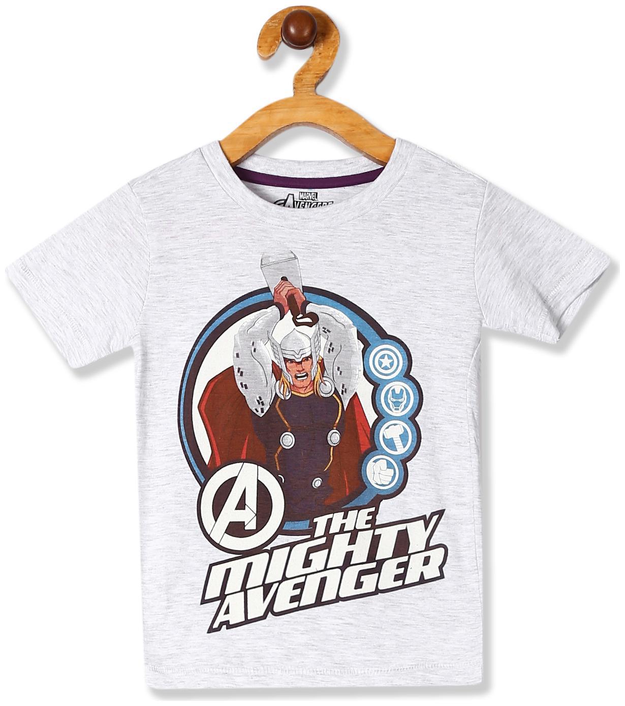 

Colt Boy Cotton Printed T-shirt - Grey