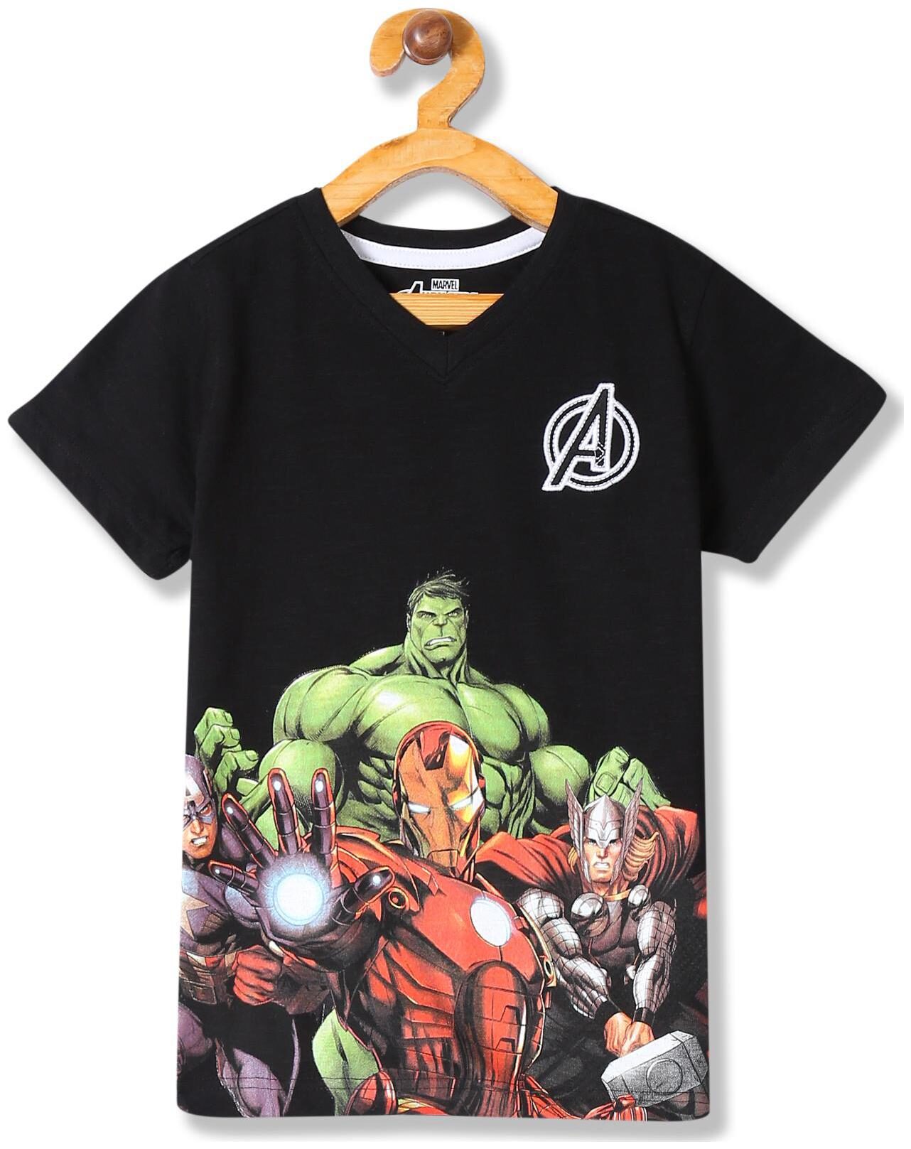 

Colt Boy Cotton Printed T-shirt - Black