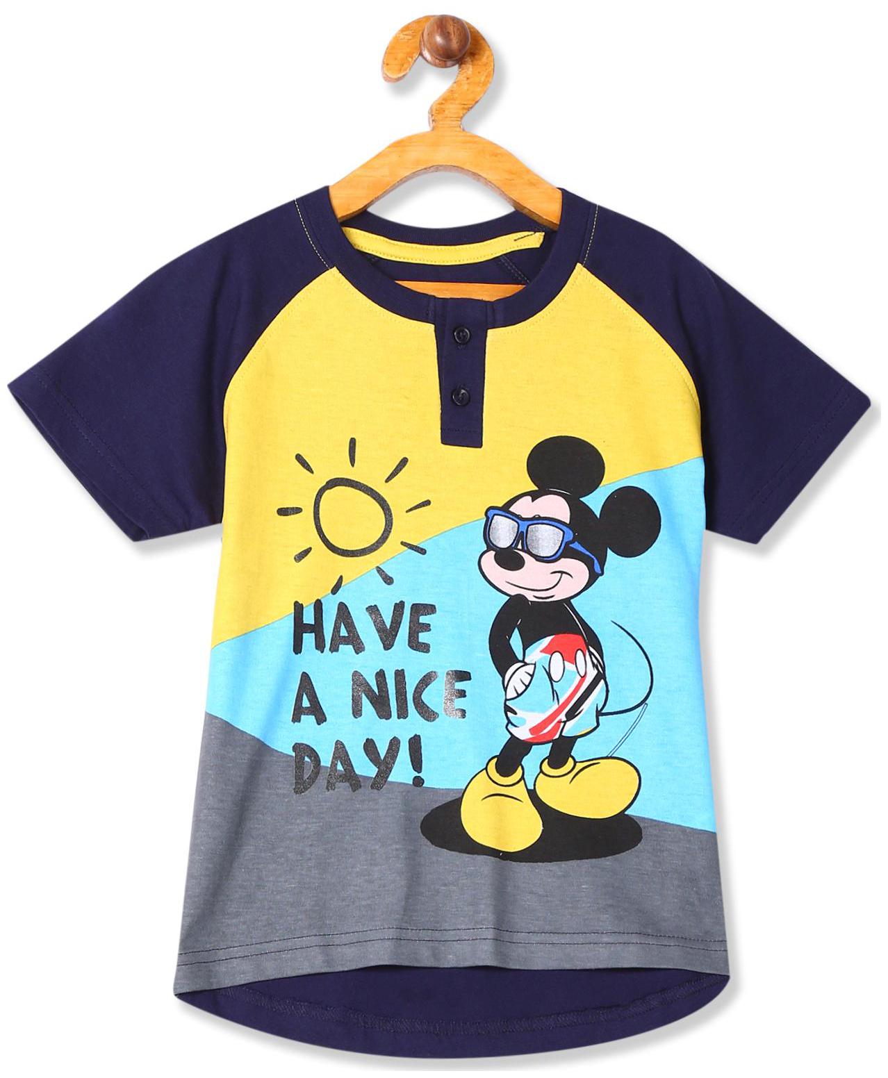 

Colt Boy Cotton Printed T-shirt - Blue